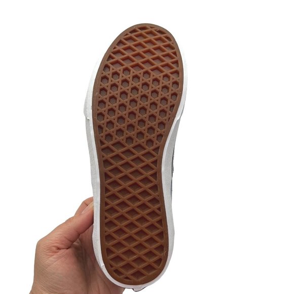 Vans Doheny Youth Boys Casual Canvas Sneakers Size 3-5 Blue/ Black Lace up Shoes - Picture 15 of 16